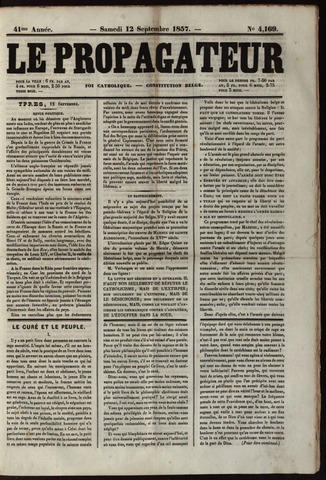 Le Propagateur (1818-1871) 1857-09-12