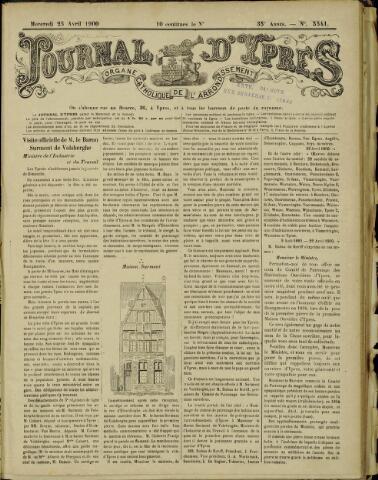 Journal d’Ypres (1874-1913) 1900-04-25