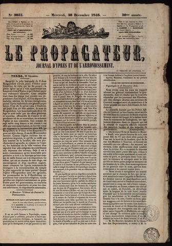 Le Propagateur (1818-1871) 1846-12-30