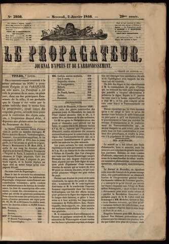 Le Propagateur (1818-1871) 1846-01-07