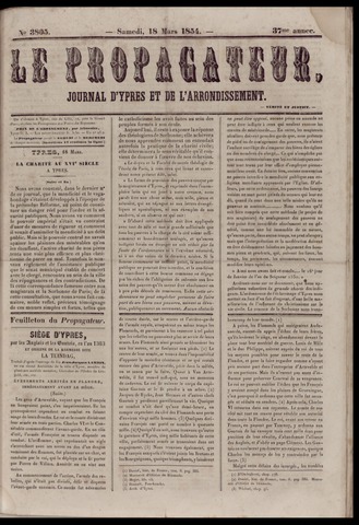 Le Propagateur (1818-1871) 1854-03-18