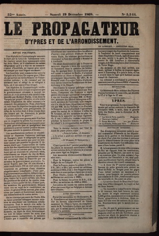 Le Propagateur (1818-1871) 1868-12-19