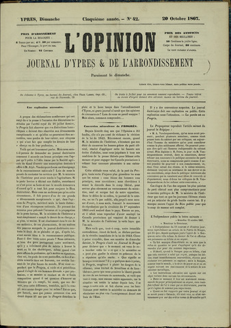 L’Opinion (1863-1873) 1867-10-20