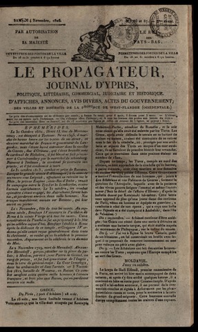 Le Propagateur (1818-1871) 1826-11-04