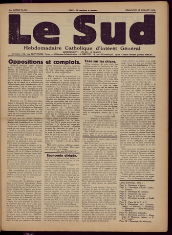 Le Sud (1934-1939) 1934-07-15