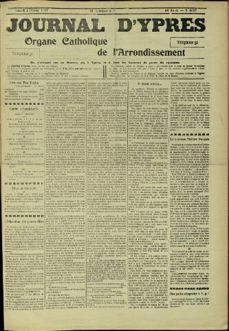 Journal d’Ypres (1874 - 1913) 1911-02-04
