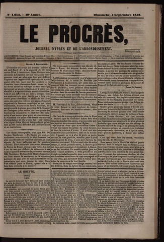 Le Progrès (1841-1914) 1859-09-04
