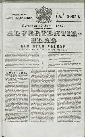 Het Advertentieblad (1825-1914) 1847-04-17