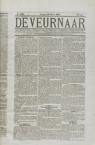 De Veurnaar (1838-1937) 1881-03-23
