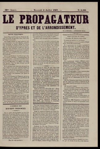 Le Propagateur (1818-1871) 1867-07-03