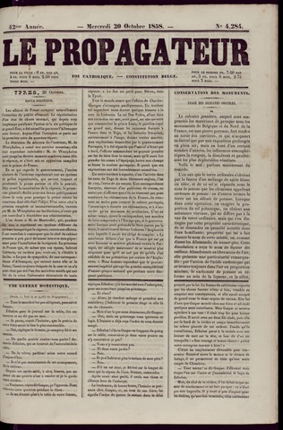 Le Propagateur (1818-1871) 1858-10-20