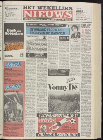Het Wekelijks Nieuws (1946-1990) 1986-09-26