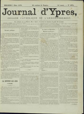 Journal d’Ypres (1874 - 1913) 1879-03-05
