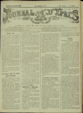 Journal d’Ypres (1874 - 1913) 1896-04-25