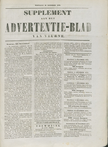 Het Advertentieblad (1825-1914) 1872-11-20