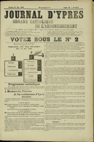 Journal d’Ypres (1874-1913) 1904-05-21