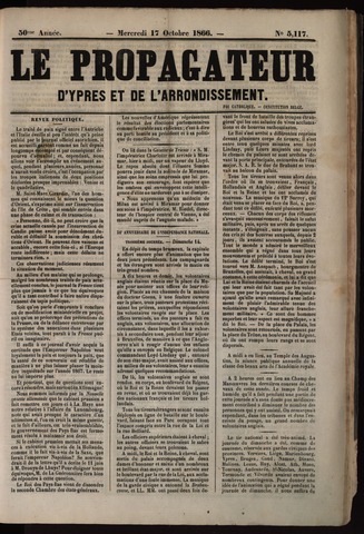 Le Propagateur (1818-1871) 1866-10-17