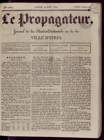 Le Propagateur (1818-1871) 1839-06-29
