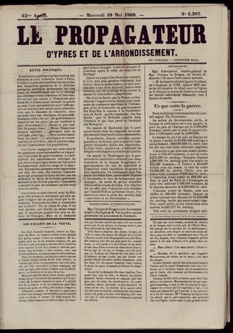 Le Propagateur (1818-1871) 1869-05-19