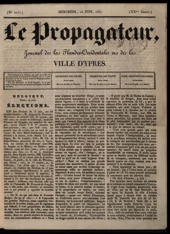 Le Propagateur (1818-1871) 1837-06-14