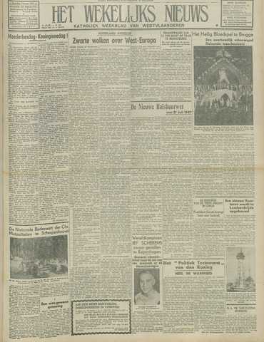 Het Wekelijks Nieuws (1946-1990) 1947-08-09