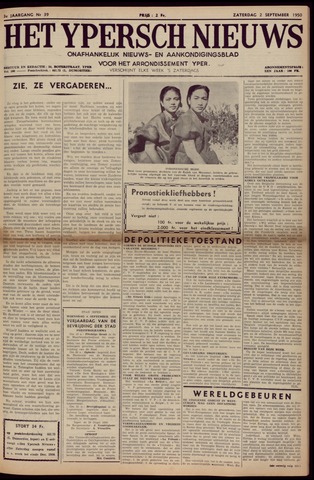 Het Ypersch nieuws (1929-1971) 1950-09-02