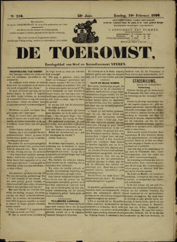 De Toekomst (1862-1894) 1890-02-16
