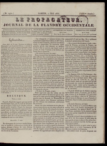 Le Propagateur (1818-1871) 1836-05-07