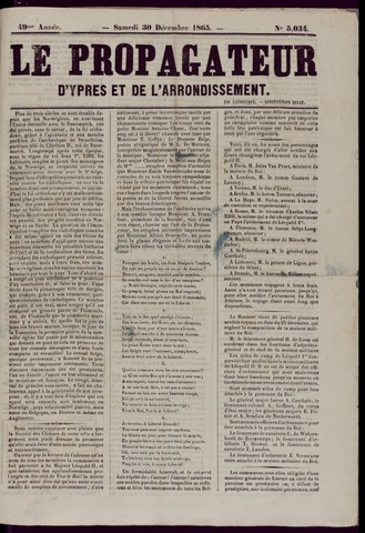Le Propagateur (1818-1871) 1865-12-30
