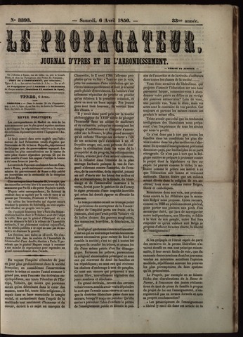 Le Propagateur (1818-1871) 1850-04-06