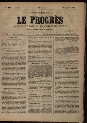 Le Progrès (1841-1914) 1877-07-19