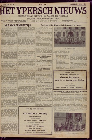 Het Ypersch nieuws (1929-1971) 1958-07-05