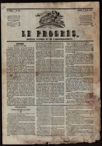 Le Progrès (1841-1914) 1843-06-01