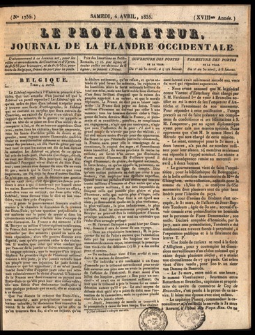 Le Propagateur (1818-1871) 1835-04-04