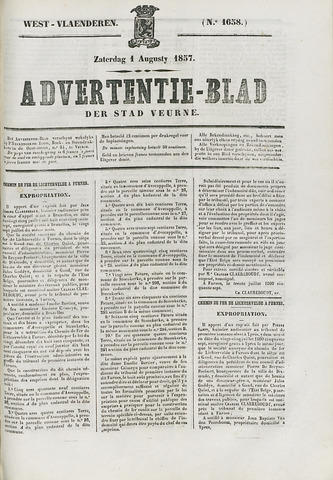 Het Advertentieblad (1825-1914) 1857-08-01