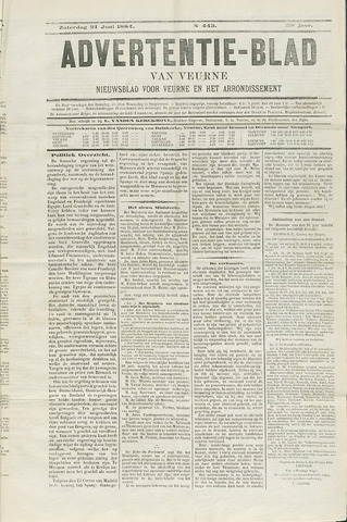 Het Advertentieblad (1825-1914) 1884-06-21