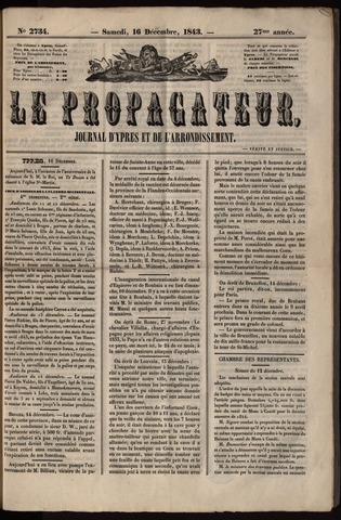 Le Propagateur (1818-1871) 1843-12-16