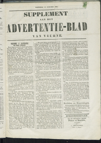 Het Advertentieblad (1825-1914) 1865-01-11