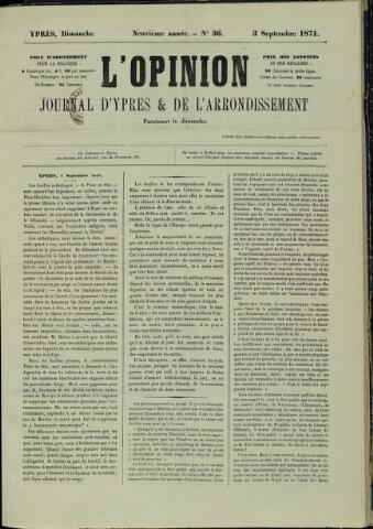 L’Opinion (1863 - 1873) 1871-09-03