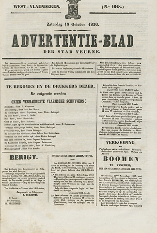 Het Advertentieblad (1825-1914) 1856-10-18