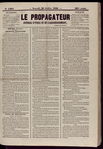 Le Propagateur (1818-1871) 1856-07-26