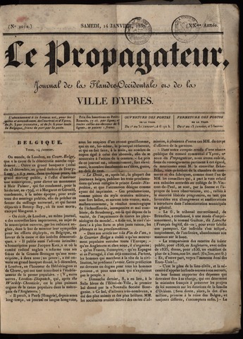 Le Propagateur (1818-1871) 1837-01-14