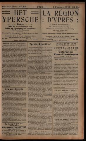 Het Ypersch nieuws (1929-1971) 1933-05-27