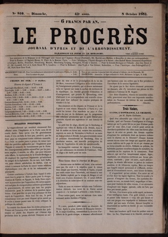 Le Progrès (1841-1914) 1882-10-08