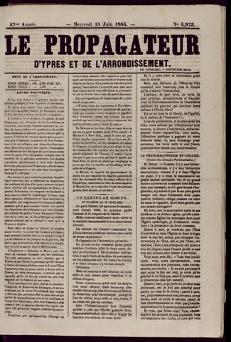 Le Propagateur (1818-1871) 1864-06-15