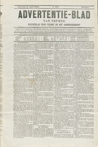Het Advertentieblad (1825-1914) 1885-04-11