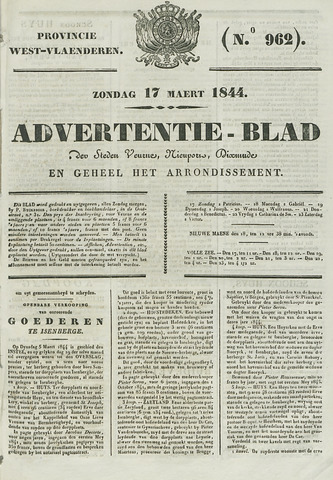 Het Advertentieblad (1825-1914) 1844-03-17