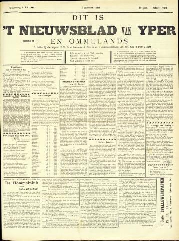 Nieuwsblad van Yperen en van het Arrondissement (1872 - 1912) 1910-07-09