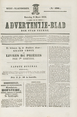 Het Advertentieblad (1825-1914) 1856-03-08