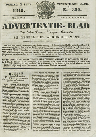 Het Advertentieblad (1825-1914) 1842-09-04